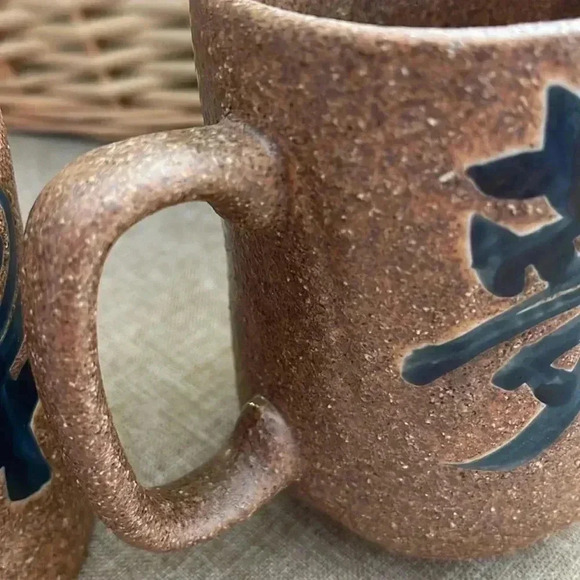 Set of 2 Artesian Pottery 12oz Mugs -Never Used- - Picture 5 of 6